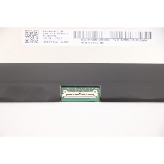 Display compatibil Laptop, Lenovo, ThinkBook 5D10W46487, 5D10W46488, 5D11B38526, M133NW4J R0 HW:1.2, M133NW4J R0 HW:1.3, B133UAN01.0, 13.3 inch, FHD+, 1920x1200, IPS, conector ingust, 30 pini