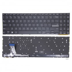 Tastatura Laptop, Asus, VivoBook Go 15 L1504F, L1504FA, L1504G, L1504GA, iluminata, neagra, layout US