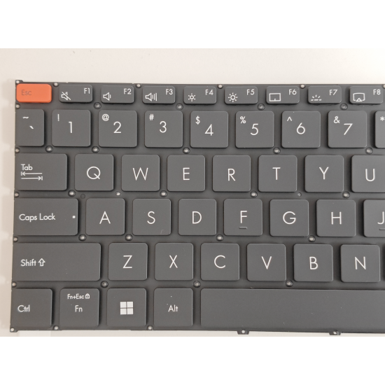 Tastatura Laptop, Asus, VivoBook Go 15 L1504F, L1504FA, L1504G, L1504GA, iluminata, neagra, layout US