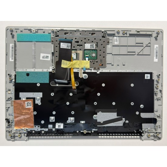 Carcasa superioara cu tastatura palmrest Laptop, Lenovo, IdeaPad 320S-14IKB Type 80X4, 81BN, 5CB0N78343, APTYS000302, AM1YS000200, ET1YN000100, iluminata, Mineral Grey, layout US