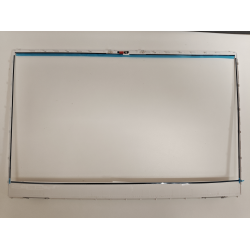 Rama Display Laptop, Dell, Vostro 5502, P102F, P102F002, 054V8, 0054V8, alba cu ornamente gri deschis