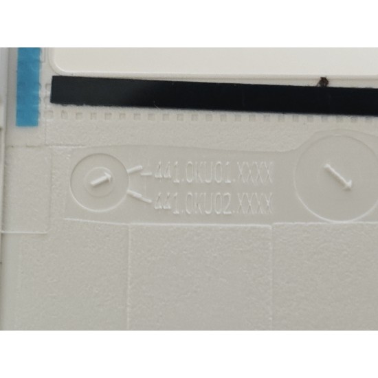 Rama Display Laptop, Dell, Inspiron 5502, P102F, P102F002, 054V8, 0054V8, alba cu ornamente gri desc