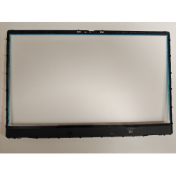 Rama Display Laptop, Dell, Inspiron 15 5509, P102F, P102F002, 5K0P9, 05K0P9, 460.0KU0D.0011, culoare gri inchis cu ornamente balamale gri deschis