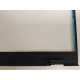 Rama Display Laptop, Dell, Inspiron 15 5509, P102F, P102F002, 5K0P9, 05K0P9, 460.0KU0D.0011, culoare gri inchis cu ornamente balamale gri deschis