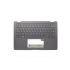 Carcasa superioara cu tastatura palmrest Laptop, Asus, ZenBook Flip S UX370U, UX370UA, UX370UAA, UX370UAF, UX370UAR, 90NB0EN2-R30301, 13N1-1VA0P11, 16N2UA183U00B0, ZH20180103A, iluminata, Dark gray, layout US