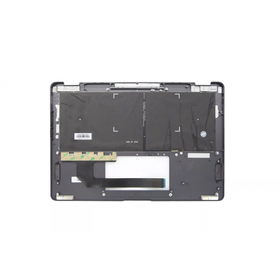 Carcasa superioara cu tastatura palmrest Laptop, Asus, ZenBook Flip S UX370U, UX370UA, UX370UAA, UX370UAF, UX370UAR, 90NB0EN2-R30301, 13N1-1VA0P11, 16N2UA183U00B0, ZH20180103A, iluminata, Dark gray, layout US