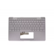 Carcasa superioara cu tastatura palmrest Laptop, Asus, ZenBook 3 UX390U, UX390UA, UX390UAK, 90NB0CZ3-R31US1, 13N0-UWA0C21, 16B9UA168W3LB5, iluminata, gri, layout US