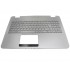Carcasa superioara cu tastatura palmrest Laptop, ASUS, N551, N551JB, N551JM, N551JQ,N551JK, N551JX, NSK-UPPBC, 90NB0931-R31UK0, AM18300050SZCP1, 13NB05T1P1901X, 3807868700033, iluminata, argintie, layout UK