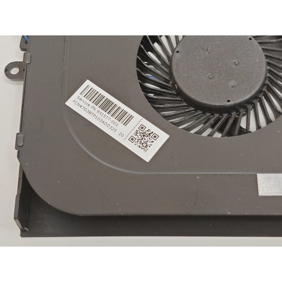 Cooler placa video Laptop Gaming, HP, OMEN 17-AN, 17T-AN, TPN-Q195, 931577-001, 0FJL6000H, 5V, 0.5A, GPU