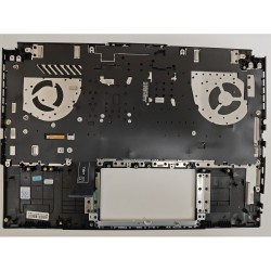 Carcasa superioara cu tastatura palmrest Laptop Gaming, Asus, TUF Gaming A16 FA607N, FA607NUG, FA607NUQ, 90NR0MU3-R31US0, 6070B2233501, FA607NU-3A, iluminata, neagra, layout US