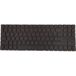 Tastatura Laptop, HP, Omen 16-K, iluminata, rosie, layout US