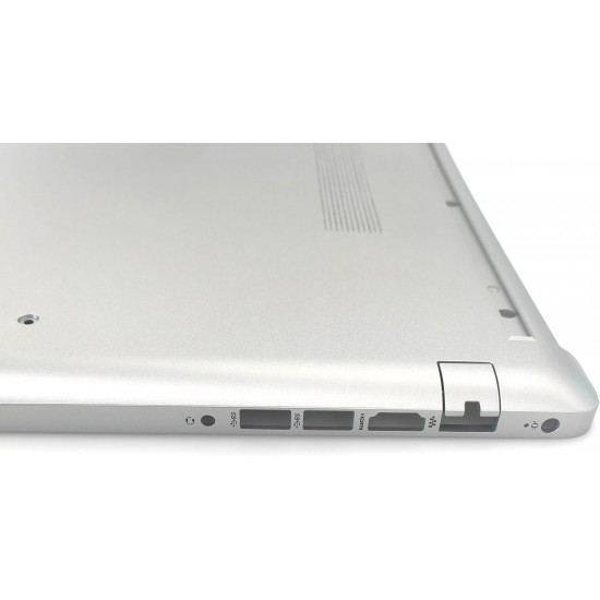 Carcasa inferioara bottom case Laptop, HP, 15Q-DY, L20401-001, AP29M000G00, fara slot cd-rom, argintie