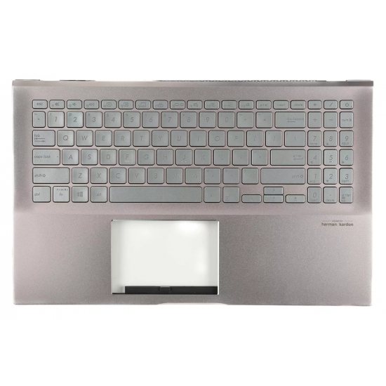 Carcasa superioara cu tastatura palmrest Laptop, Asus, VivoBook S15 S531F, S531FA, S531FL,90NB0LL5-R31US0, 13NB0LL1P03X1X, 13NB0LL1P03011, 13NB0LL5AM0301, 30XKNTAJN30, 1KAHZZU, X531FA-2C, iluminata, roz, layout US