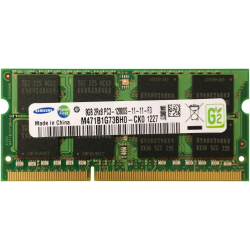 Memorie RAM Laptop, Samsung, 8GB, 2Rx8, DDR3, PC3-12800, 1600MHz, 1.5V, M471B1G73BH0-CK0, CL11, Non-ECC, SODIMM, 204 pini
