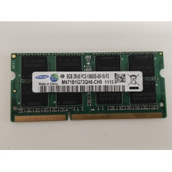 Memorie RAM Laptop, Samsung, 8GB, 2Rx8, DDR3L, PC3L-12800S, 1600MHz, 1.35V, M471B1G73QH0-CH9, CL11, Non-ECC, SODIMM, 204 pini