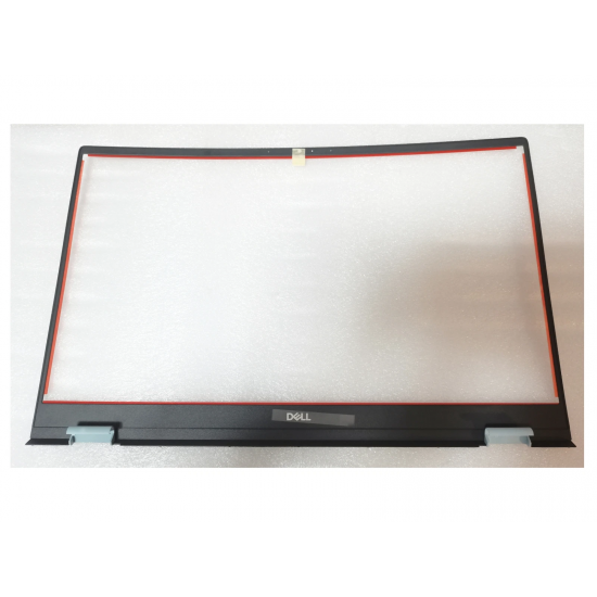 Rama Display Laptop, Dell, Inspiron 15 5508, P102F, P102F001, 5K0P9, 05K0P9, 460.0KU0D.0011, culoare gri inchis cu ornamente balamale gri deschis