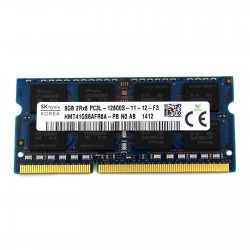 Memorie RAM Laptop, SK hynix, 8GB, 2Rx8, DDR3L, PC3L-12800S, 1600MHz, 1.35V, HMT41GS6AFR8A-PB, CL11, Non-ECC, SODIMM, 204 pini