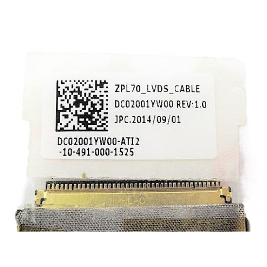 Cablu video LVDS Laptop, HP, ProBook 470 G2, 768386-001, DC02001YW00, ZPL70 LVDS CABLE, 40 pini