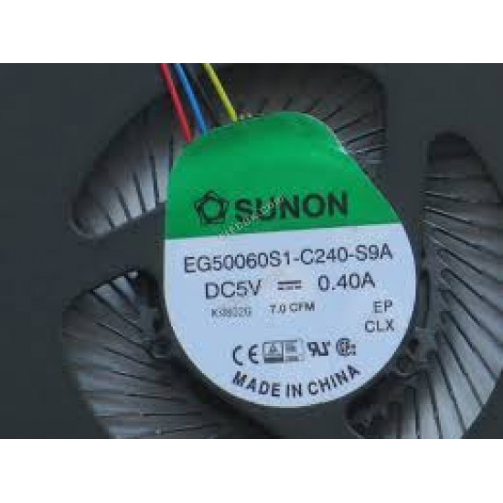 Cooler Laptop, Dell, Latitude E5570, P48F, P48F001, 4CN35, 04CN35, EG50060S1-C240-S9A, pentru echipamente cu placa video dedicata, 5V, 0.4A