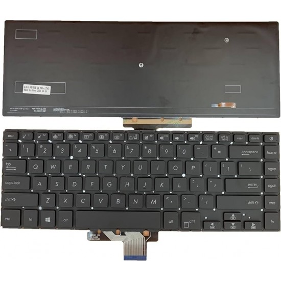 Tastatura Laptop, Asus, VivoBook 15 A510Q, A510QA, iluminata, neagra, layout US