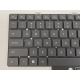 Tastatura Laptop, Dell, Latitude 13 7320, P133G, P133G001, iluminata, neagra, layout US
