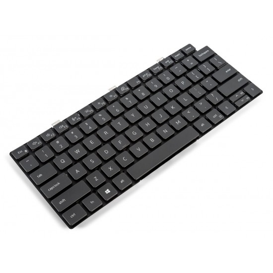 Tastatura Laptop, Dell, Latitude 13 7320, P133G, P133G001, iluminata, neagra, layout US
