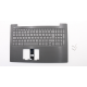 Carcasa superioara cu tastatura palmrest Laptop, Lenovo, IdeaPad V130-15IKB Type 81HN, 5CB0R28201, 460.00B09.004, Iron Grey, layout UK