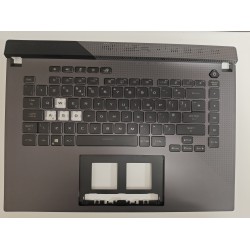 Carcasa superioara cu tastatura palmrest Laptop Gaming, Asus, G513QM-1F, 90NR0572-R32UK0, 6070B1886032, iluminata, RGB 4 Zone, layout UK