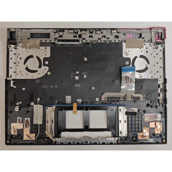 Carcasa superioara cu tastatura palmrest Laptop Gaming, Asus, G513QM-1F, 90NR0572-R32UK0, 6070B1886032, iluminata, RGB 4 Zone, layout UK