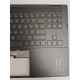 Carcasa superioara cu tastatura palmrest Laptop Gaming, HP, Omen 16-N, 16Z-N, TPN-Q265, N14062-001, iluminata, 4 pini, neagra, layout US