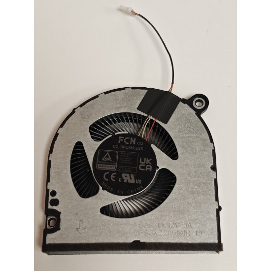 Cooler procesor Laptop Gaming, Acer, Aspire 7 A715-78GP, 23.QNAN7.002, DFSCK22115181R-FS0S, FCNDQ5DC77F022, 12V, 1A, CPU