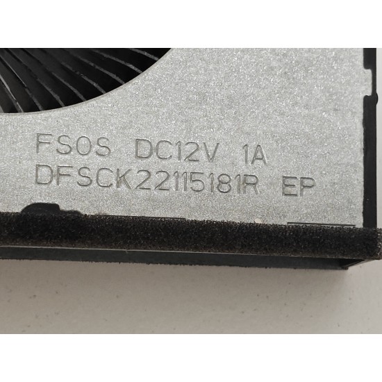 Cooler procesor Laptop Gaming, Acer, Aspire 7 A715-78GP, 23.QNAN7.002, DFSCK22115181R-FS0S, FCNDQ5DC77F022, 12V, 1A, CPU