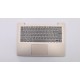 Carcasa superioara cu tastatura palmrest Laptop, Lenovo, IdeaPad 520S-14IKB Type 80X2, 81BL, 5CB0N78579, AM1YN000510, AM1YN000410, ET1YN000100, iluminata, aurie, layout US