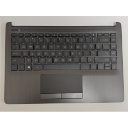 Carcasa superioara cu tastatura palmrest Laptop, 14-DK, 14S-DK, 14Z-DK, L24817-001, 6070B1306601, iluminata, neagra, layout US