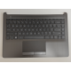 Carcasa superioara cu tastatura palmrest Laptop, 14-DF, L24817-001, 6070B1306601, iluminata, neagra, layout US