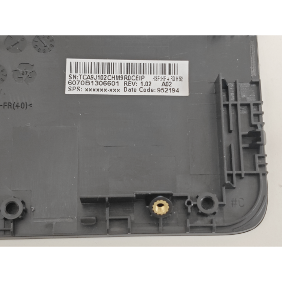 Carcasa superioara cu tastatura palmrest Laptop, 14-DF, L24817-001, 6070B1306601, iluminata, neagra, layout US