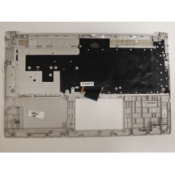 Carcasa superioara cu tastatura palmrest Laptop, HP, 17S-CU, M50456-001, M50456-B31, M50456-271, M50458-001, M50458-B31, M50458-271, 6070B1894803, 6054B2488302, iluminata, natural silver, layout US