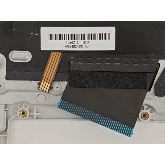 Carcasa superioara cu tastatura palmrest Laptop, HP, 17-CP, 17Z-CP, TPN-L140, M50456-001, M50456-B31, M50456-271, 6070B1894803, 6054B2488302, iluminata, natural silver, layout US