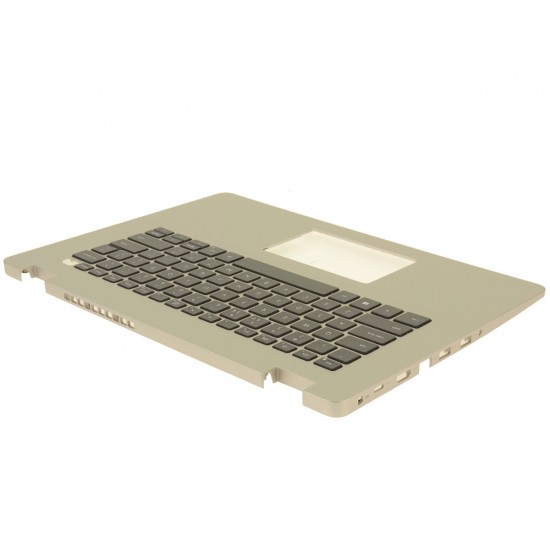 Carcasa superioara cu tastatura palmrest Laptop, Dell, Vostro 14 3405, P132G, P132G002, 2W3WV, 02W3WV, 59HNG, 059HNG, FA2XB0007A0-1, iluminata, argintie, layout US