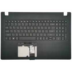 Carcasa superioara cu tastatura palmrest Laptop, Acer, Aspire 3 A315-51, 6B.GVWN7.028, EAZAJ00201A, 1KAJZZR006J, FBZAJ003010, neagra, layout US