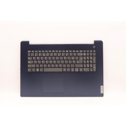 Carcasa superioara cu tastatura palmrest Laptop, Lenovo, IdeaPad 3-17ITL6 Type 82H9, 5CB1B96541, AP21N000540, AM21N000500, Abbys Blue, layout UK
