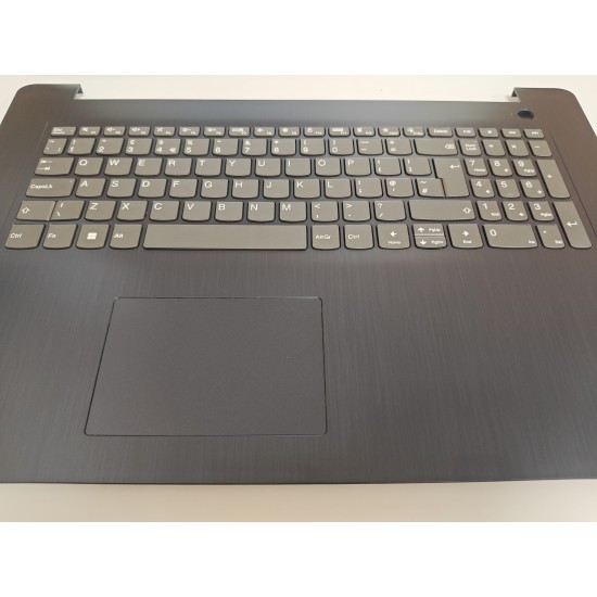Carcasa superioara cu tastatura palmrest Laptop, Lenovo, IdeaPad 3-17ALC6 Type 82KV, 5CB1B96541, AP21N000540, AM21N000500, Abbys Blue, layout UK