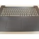 Carcasa superioara cu tastatura palmrest Laptop, Lenovo, IdeaPad 3-17ALC6 Type 82KV, 5CB1B96541, AP21N000540, AM21N000500, Abbys Blue, layout UK