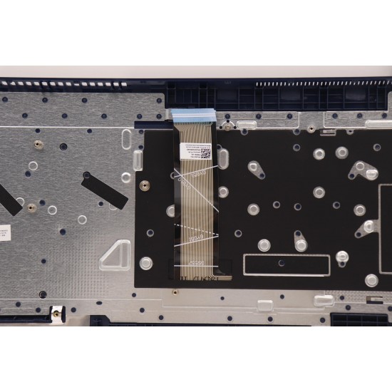 Carcasa superioara cu tastatura palmrest Laptop, Lenovo, IdeaPad 3-17ALC6 Type 82KV, 5CB1B96541, AP21N000540, AM21N000500, Abbys Blue, layout UK
