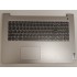 Carcasa superioara cu tastatura palmrest Laptop, Lenovo, IdeaPad 3-17ADA05 Type 81W2, AP1JX000400, AM1JX000100, EC1JX000200, GS752, iluminata, Platinum Grey, layout US