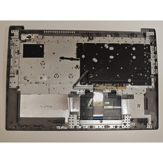 Carcasa superioara cu tastatura palmrest Laptop, Lenovo, IdeaPad 3-17ADA05 Type 81W2, AP1JX000400, AM1JX000100, EC1JX000200, GS752, iluminata, Platinum Grey, layout US