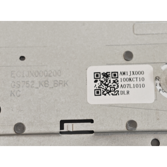 Carcasa superioara cu tastatura palmrest Laptop, Lenovo, IdeaPad 3-17ADA05 Type 81W2, AP1JX000400, AM1JX000100, EC1JX000200, GS752, iluminata, Platinum Grey, layout US