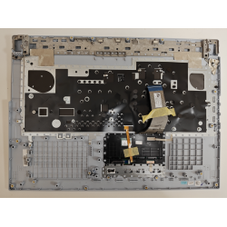 Carcasa superioara cu tastatura palmrest Laptop, Asus, ROG Strix G G731G, G731GU, 90NR01T6-R37UI0, 90NR01T6-R37US0, 90NR01T6-R33UI0, 90NR01T6-R33US0, 13NR01Q6AP0201, 13N1-9BA0N01, iluminata, RGB 8 pini, touchpad 8 pini, Albastru Glaciar, layout US