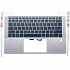 Carcasa superioara cu tastatura palmrest Laptop, HP, ProBook 630 G8, M24295-001, GDI4BX8PTATP00, FTCN93HD3ZR, iluminata, argintie, layout US