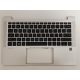Carcasa superioara cu tastatura palmrest Laptop, HP, ProBook 630 G8, M24295-001, GDI4BX8PTATP00, FTCN93HD3ZR, iluminata, argintie, layout US